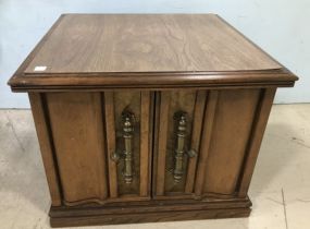 1970's-80's French Provincial Square Cabinet