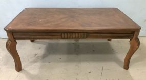 Modern Wood Finish Coffee Table