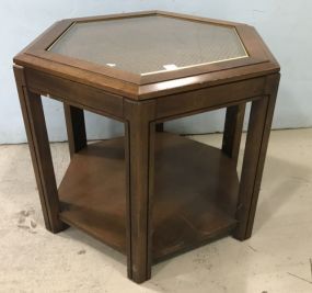 1980's Octagon Side Table