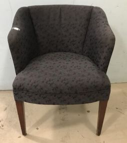 Small Upholstered Wing Back Side Chair