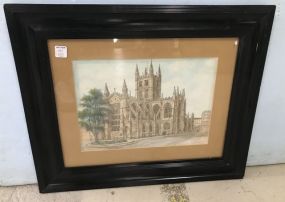 Cathedral Print Framed