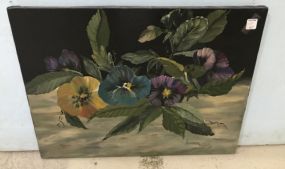 Flower Painting on Canvas