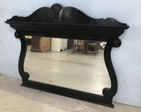 Modern Black Painted Dresser Mirror