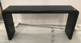Contemporary Painted Black Sofa Table