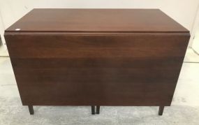 Antique Reproduction Drop Leaf Mahogany Dinning Table by Craftique