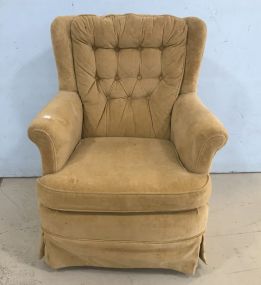 Tufted Vintage Upholstered Arm Chair