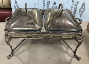 Silver Plate Warmer Stand
