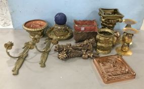 Group of Gold Gilt Decor Pieces
