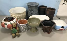 Group of Planters and Vases