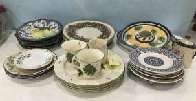 Collection of Hand Painted Plates