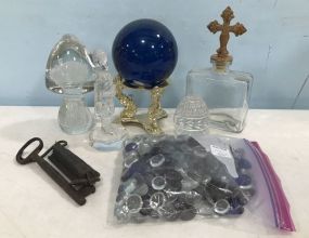 Art Glass, Paper Weights, and Marbles
