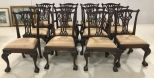 12 Antique Reproduction Chippendale Ball-n-Claw Dinning Chairs