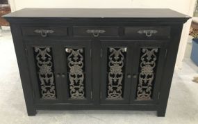 Modern Decor Dark Stain Sideboard