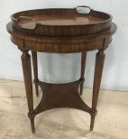 Maitland Smith Modern Round Accent Table