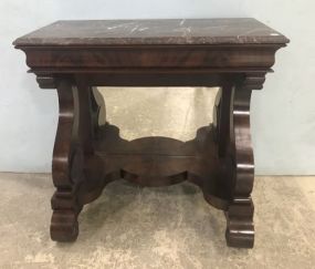 Empire Marble Top Wall Console