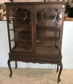 1930's Queen Anne China Cabinet