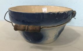 Blue Salt Glaze Round Bowl