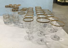 Lenox Gold Rim Stemware