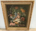 Framed Giclee Flower Bouquet Still Life Print