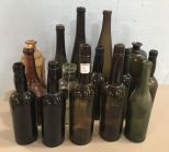 Collection of Vintage Glass Bottles