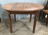 Round Victorian Style Chestnut Breakfast Table