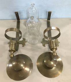 Pair of Vintage Brass Wall Sconces