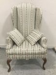 High Back Winged Arm Chair