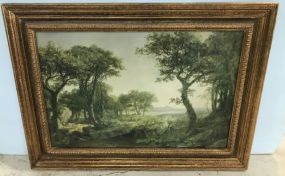 Reproduction Giclee Painting of European Landscape by J. F. Cropsey