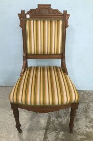 Vintage Eastlake Style Parlor Chair