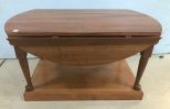 Cherry Drop Leaf Coffee Table On Base