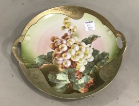 Bavaria Hand Painted Gold Gilt Plate