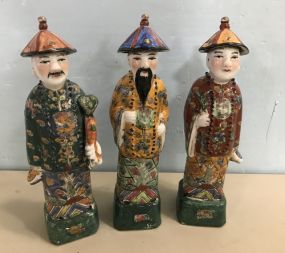 Three Small Oriental Tomb Pottery Replicas