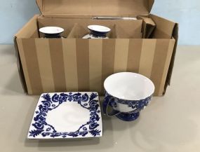 Bombay Cups and Saucers-Rosette
