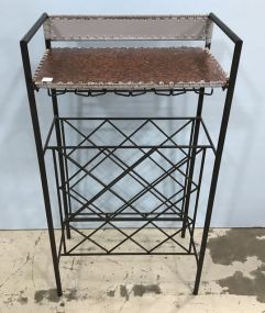 Modern Metal Wine Rack Stand