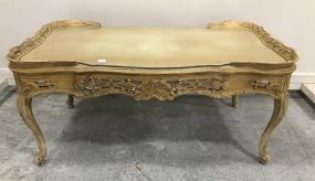 Ornate Painted French Provincial Coffee Table