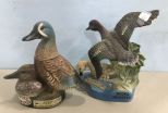 Two Beam Ducks Decanters