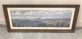 Framed Seattle the Emerald City Print