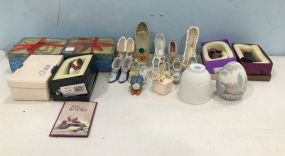 Collection of Porcelain Shoes