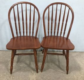 Pair of Reproduction Windsor Style Chairs