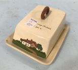 Torquay Cottage Cheese Dish Mottoware Pottery