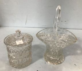 Two Press Glass Pieces