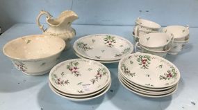 20 piece Small Hand Painted China Set