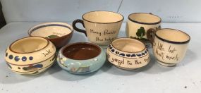 Seven Touquay Motto Ware Small Bowls