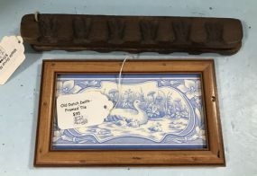 Old Dutch Delft Frame Tile and Maple Syrup Molds