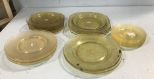 Depression Glass Collection Plates