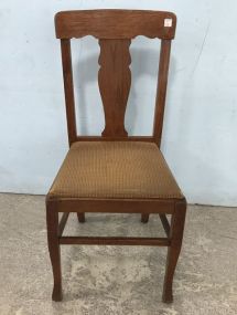 Oak Single T Back Chair