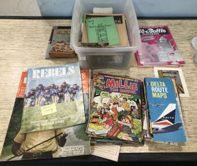 Collection of Vintage Magazines and Comics