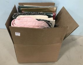 Box of Place mats and Table Clothes