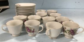 Set of 12 Occupied Japan Cup and Saucers