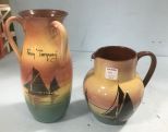 Torquay Pottery Pitcher and Vase